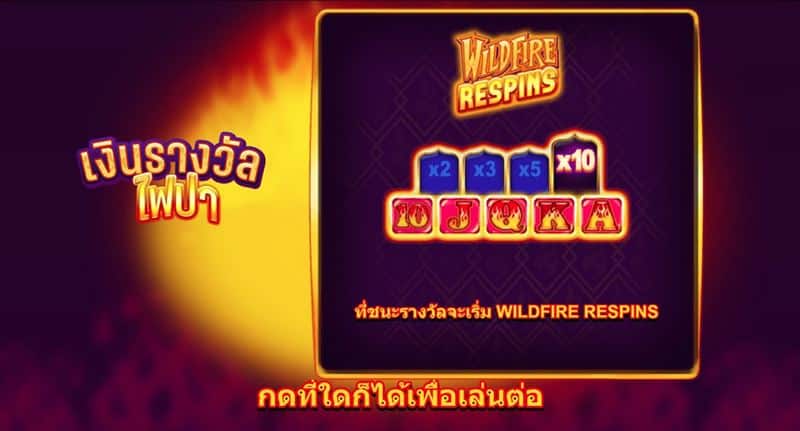 พลังไฟพารวย Wildfire Wins 1